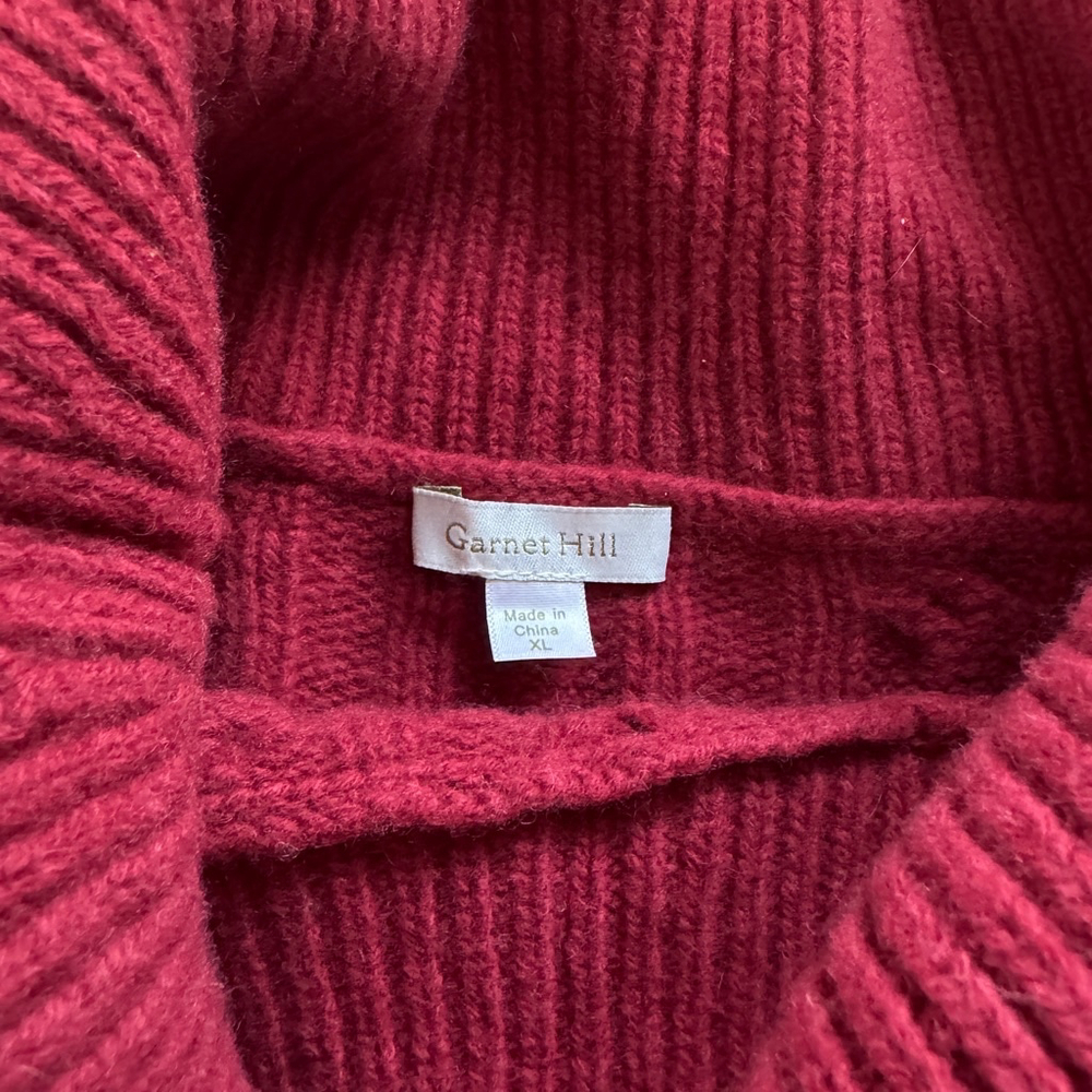 Garnet Hill Wool poncho • Size: M, L, XL - Picture 4 of 8